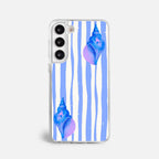 Case Funda Shell Line - Blanco Premium Para iPhone 17-12 Samsung S26-S22
