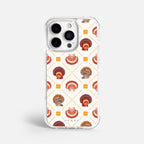 Case Funda Shell Pattern - Blanco Premium Para iPhone 17-12 Samsung S26-S22