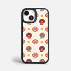 Case Funda Shell Pattern - Blanco Premium Para iPhone 17-12 Samsung S26-S22