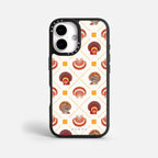 Case Funda Shell Pattern - Blanco Premium Para iPhone 17-12 Samsung S26-S22