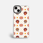 Case Funda Shell Pattern - Blanco Premium Para iPhone 17-12 Samsung S26-S22