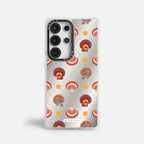 Case Funda Shell Pattern - Espejo Premium Para iPhone 17-12 Samsung S26-S22