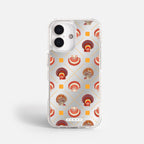 Case Funda Shell Pattern - Espejo Premium Para iPhone 17-12 Samsung S26-S22