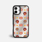 Case Funda Shell Pattern - Espejo Premium Para iPhone 17-12 Samsung S26-S22