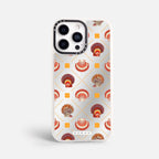 Case Funda Shell Pattern - Espejo Premium Para iPhone 17-12 Samsung S26-S22