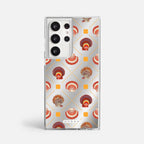 Case Funda Shell Pattern - Espejo Premium Para iPhone 17-12 Samsung S26-S22