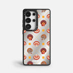 Case Funda Shell Pattern - Espejo Premium Para iPhone 17-12 Samsung S26-S22