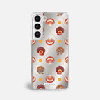 Case Funda Shell Pattern - Espejo Premium Para iPhone 17-12 Samsung S26-S22