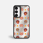 Case Funda Shell Pattern - Espejo Premium Para iPhone 17-12 Samsung S26-S22