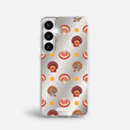 Case Funda Shell Pattern - Espejo Premium Para iPhone 17-12 Samsung S26-S22
