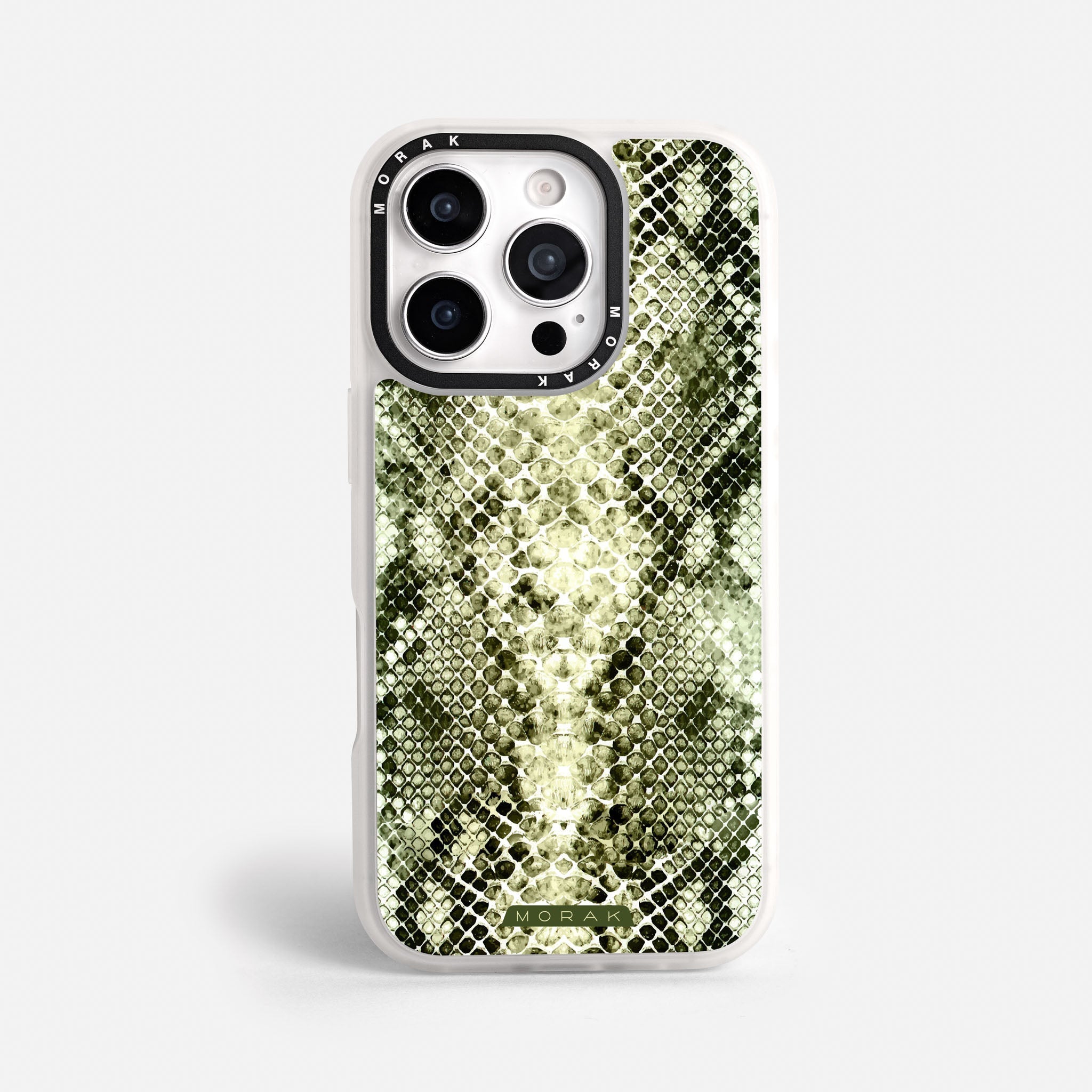 Case Snake Skin - Blanco Premium – Protección antigolpe | Diseño colombiano | Morak