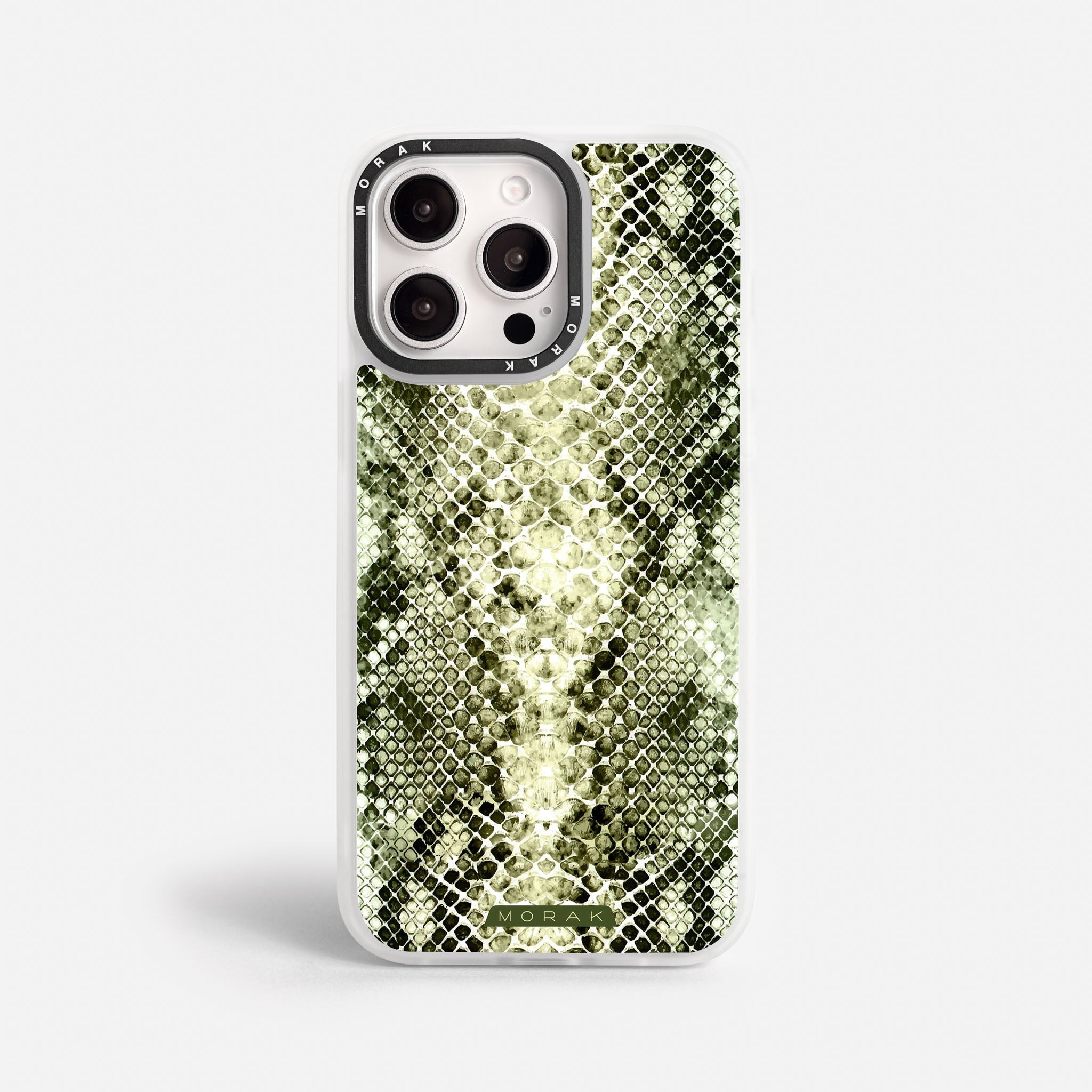 Case Snake Skin - Blanco Premium – Protección antigolpe | Diseño colombiano | Morak