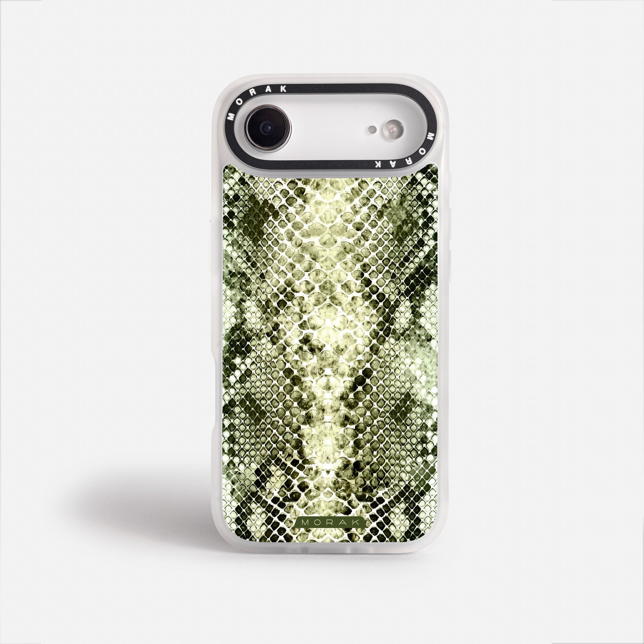 Case Snake Skin - Blanco Premium – Protección antigolpe | Diseño colombiano | Morak