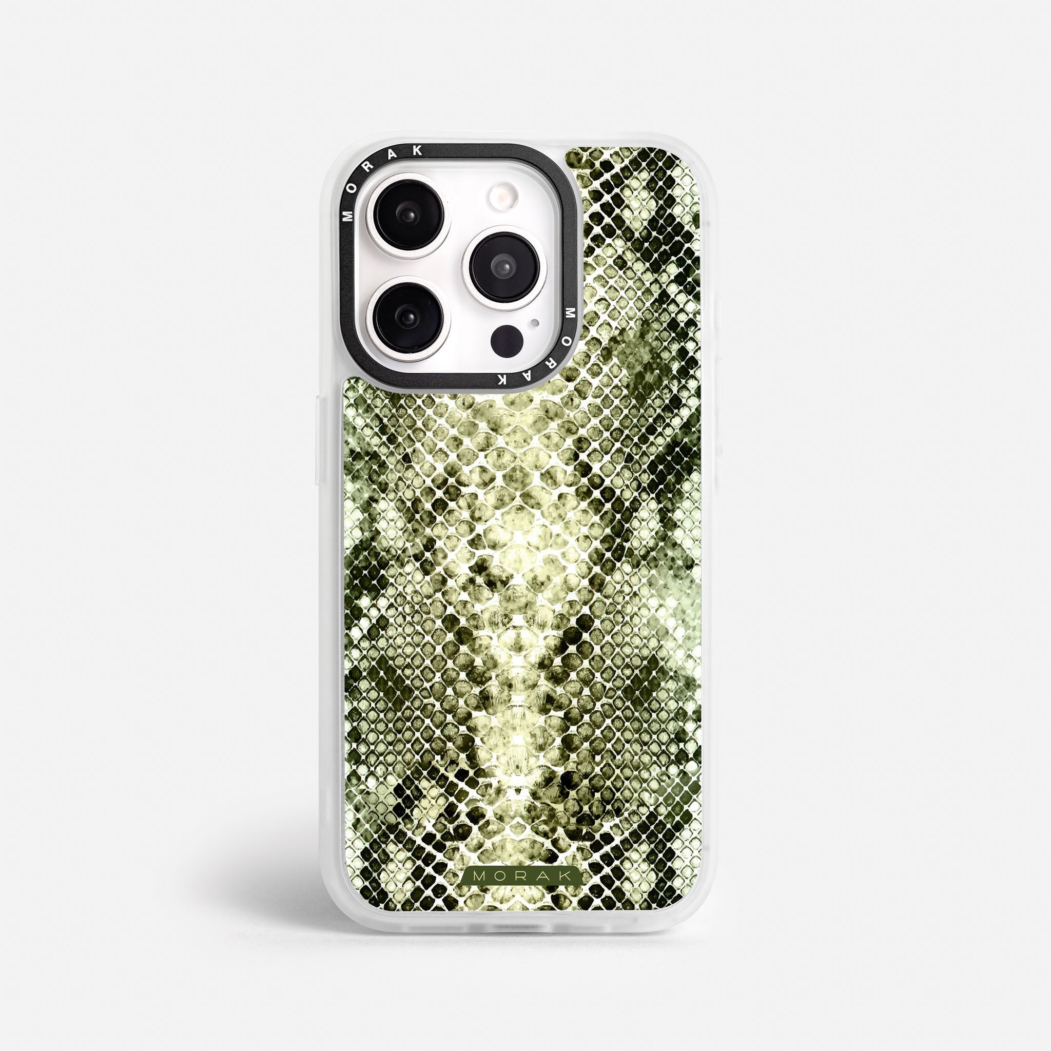Case Snake Skin - Blanco Premium – Protección antigolpe | Diseño colombiano | Morak
