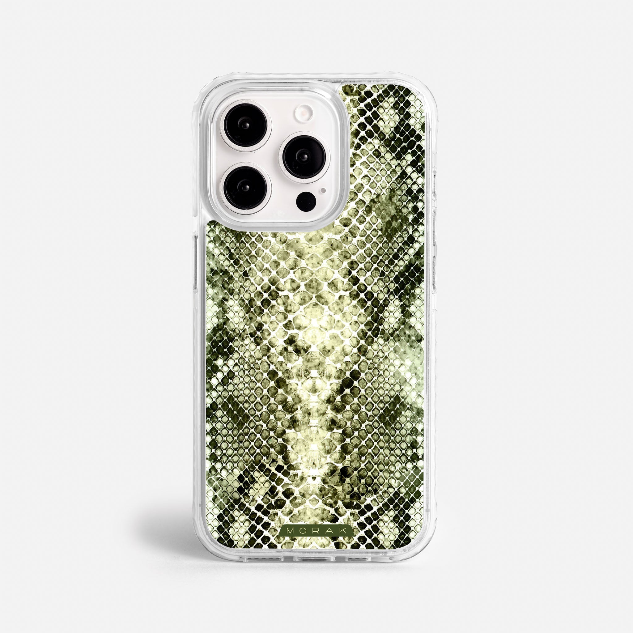 Case Snake Skin - Blanco Premium – Protección antigolpe | Diseño colombiano | Morak