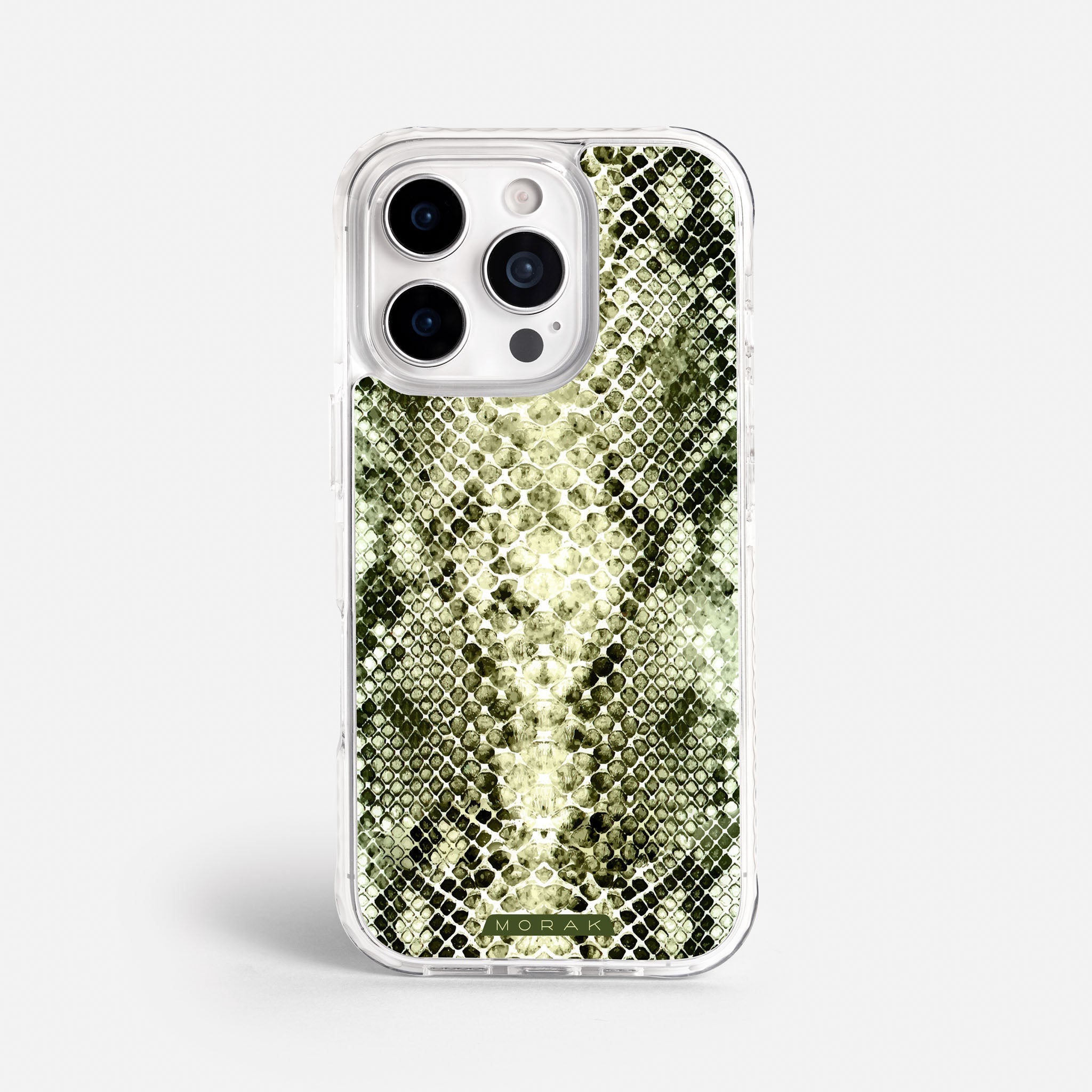 Case Snake Skin - Blanco Premium – Protección antigolpe | Diseño colombiano | Morak