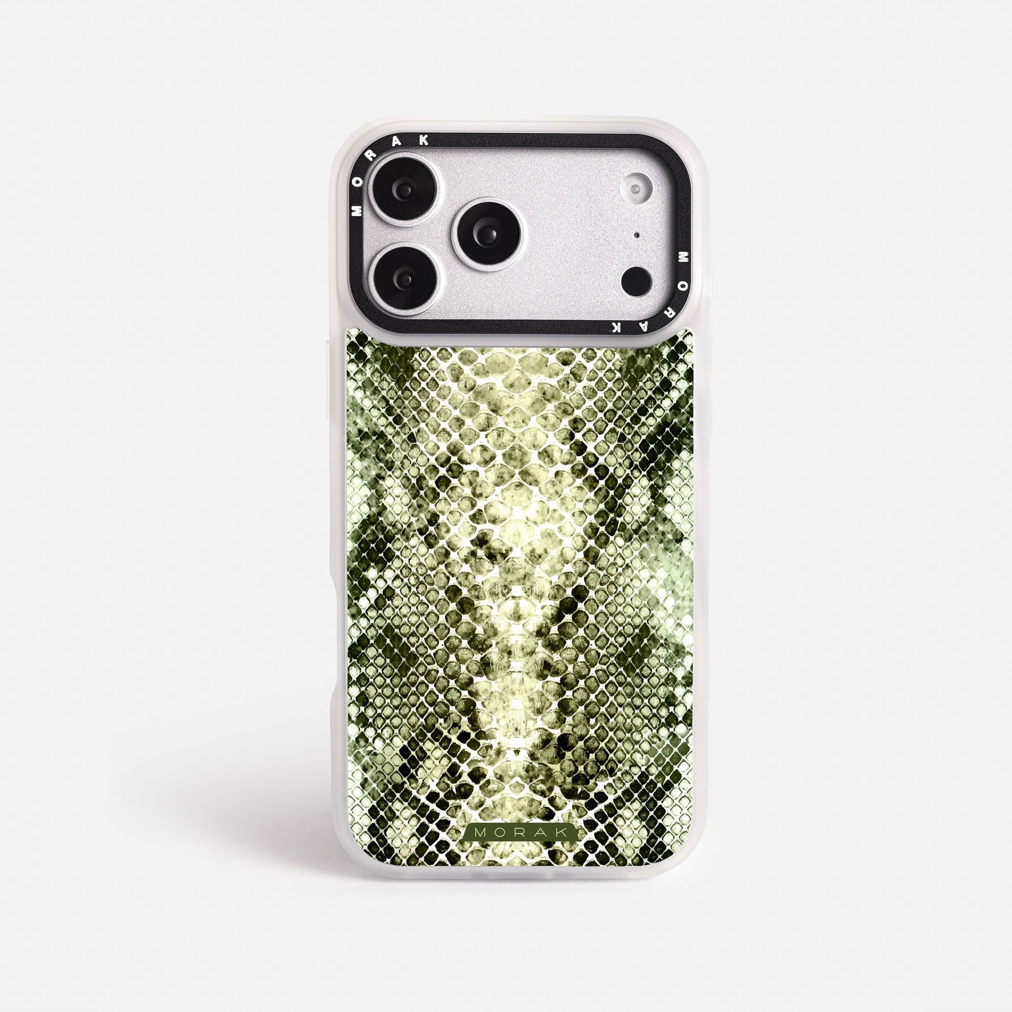 Case Snake Skin - Blanco Premium – Protección antigolpe | Diseño colombiano | Morak