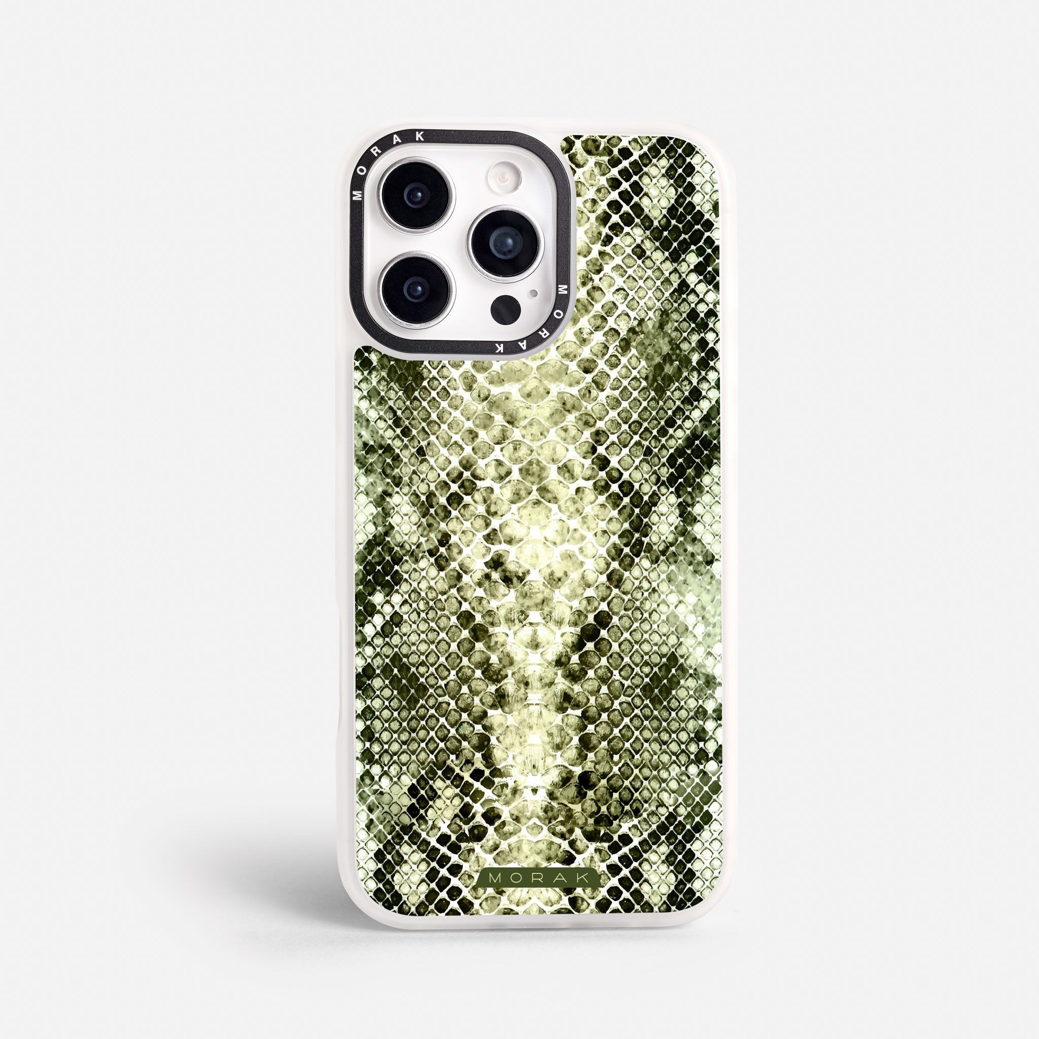 Case Snake Skin - Blanco Premium – Protección antigolpe | Diseño colombiano | Morak