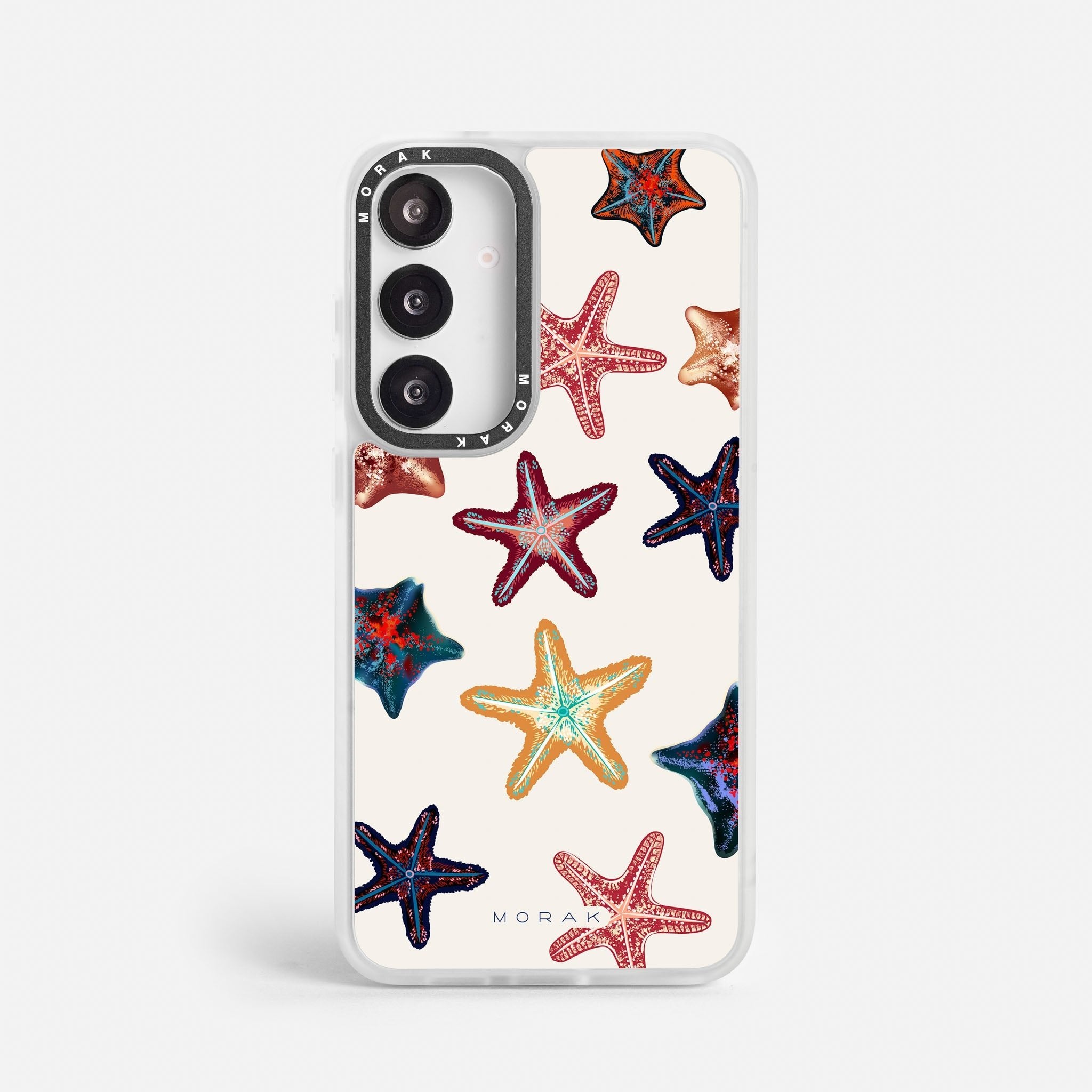 Case Starfish Pop - Blanco Premium – Protección antigolpe | Diseño colombiano | Morak