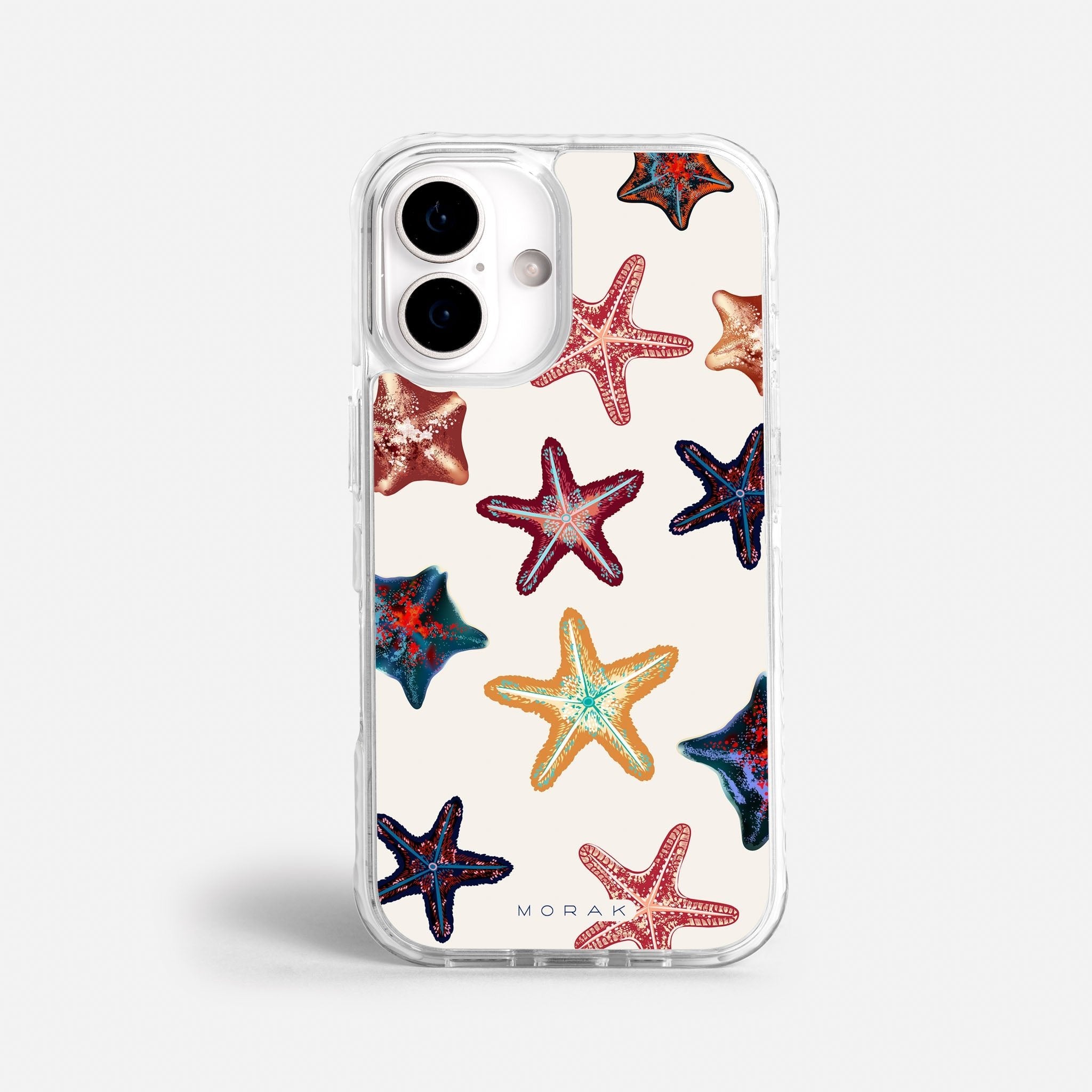 Case Starfish Pop - Blanco Premium – Protección antigolpe | Diseño colombiano | Morak