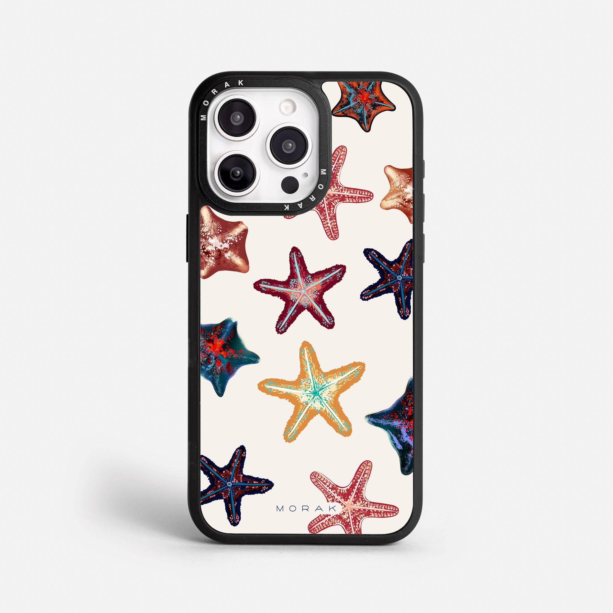 Case Starfish Pop - Blanco Premium – Protección antigolpe | Diseño colombiano | Morak
