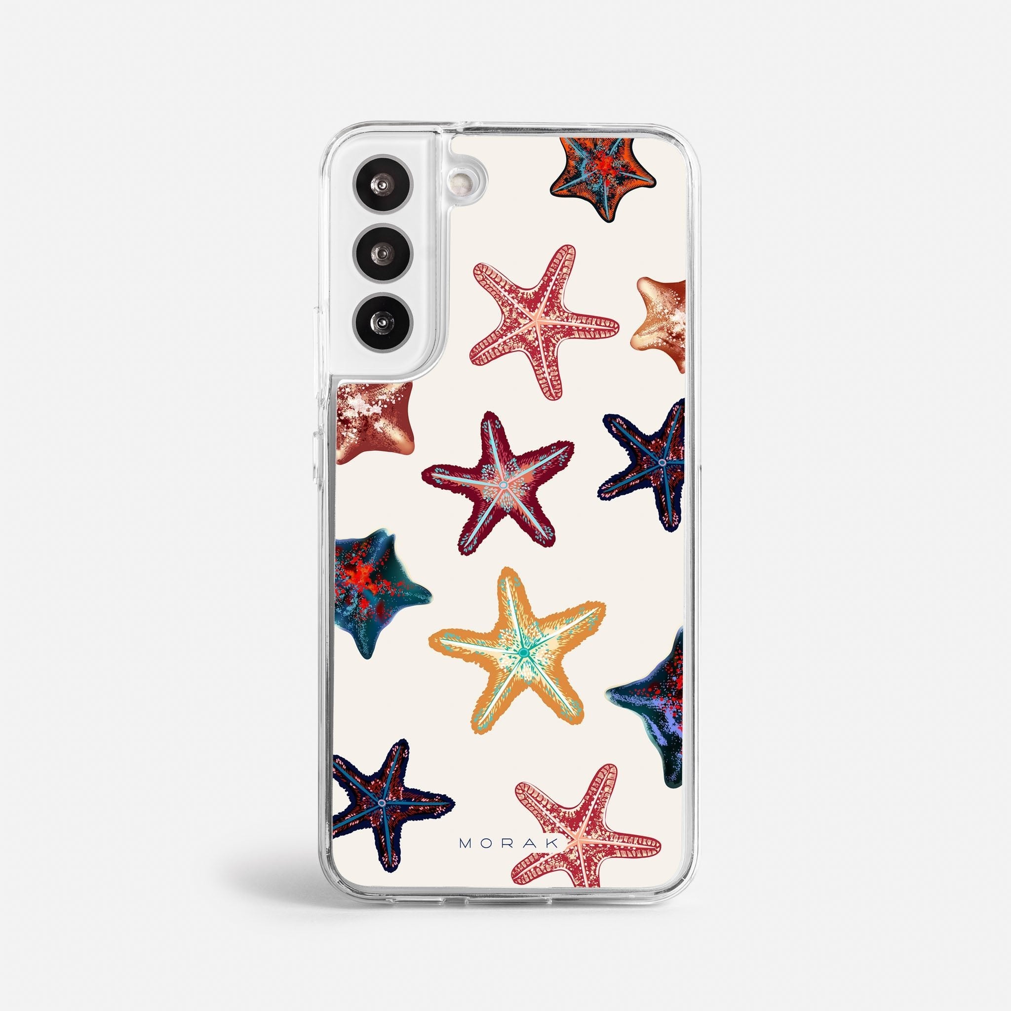 Case Starfish Pop - Blanco Premium – Protección antigolpe | Diseño colombiano | Morak
