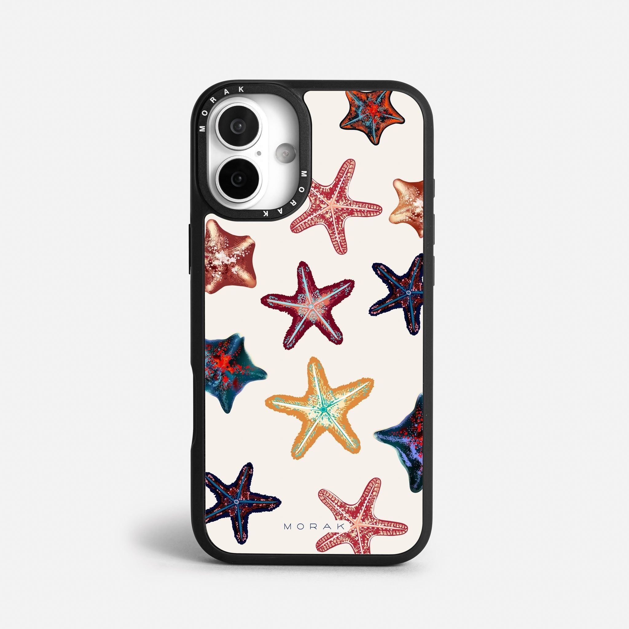 Case Starfish Pop - Blanco Premium – Protección antigolpe | Diseño colombiano | Morak