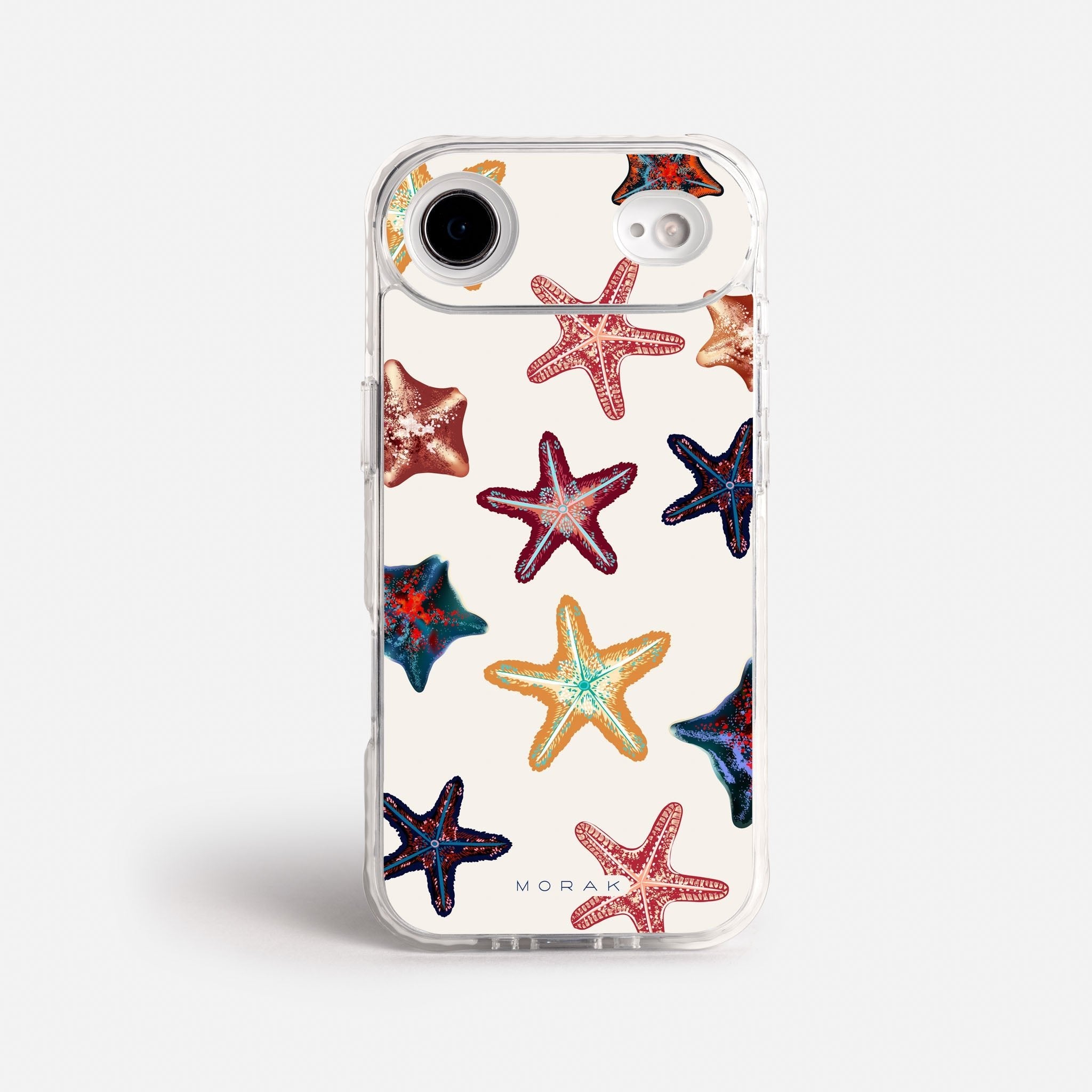 Case Starfish Pop - Blanco Premium – Protección antigolpe | Diseño colombiano | Morak
