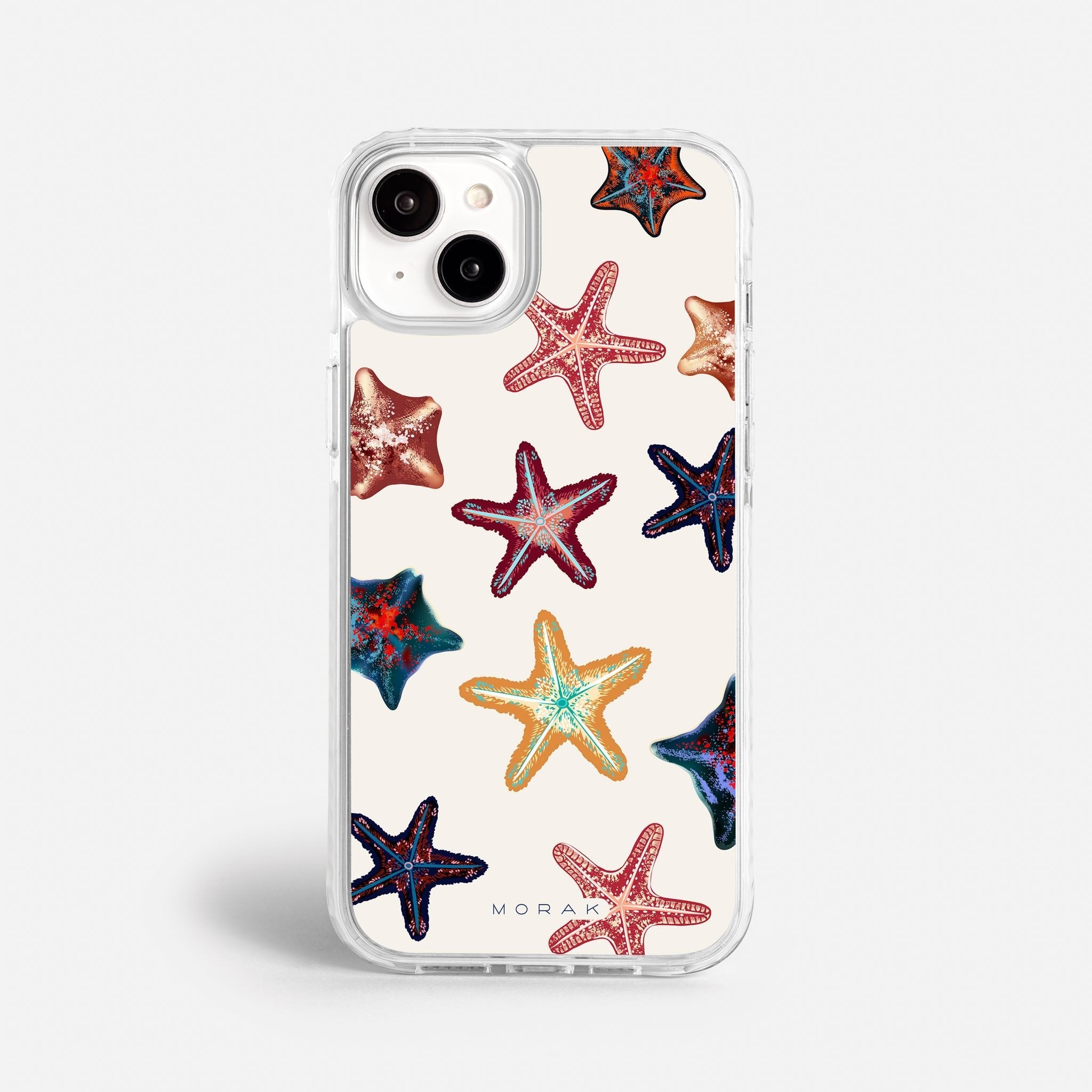 Case Starfish Pop - Blanco Premium – Protección antigolpe | Diseño colombiano | Morak
