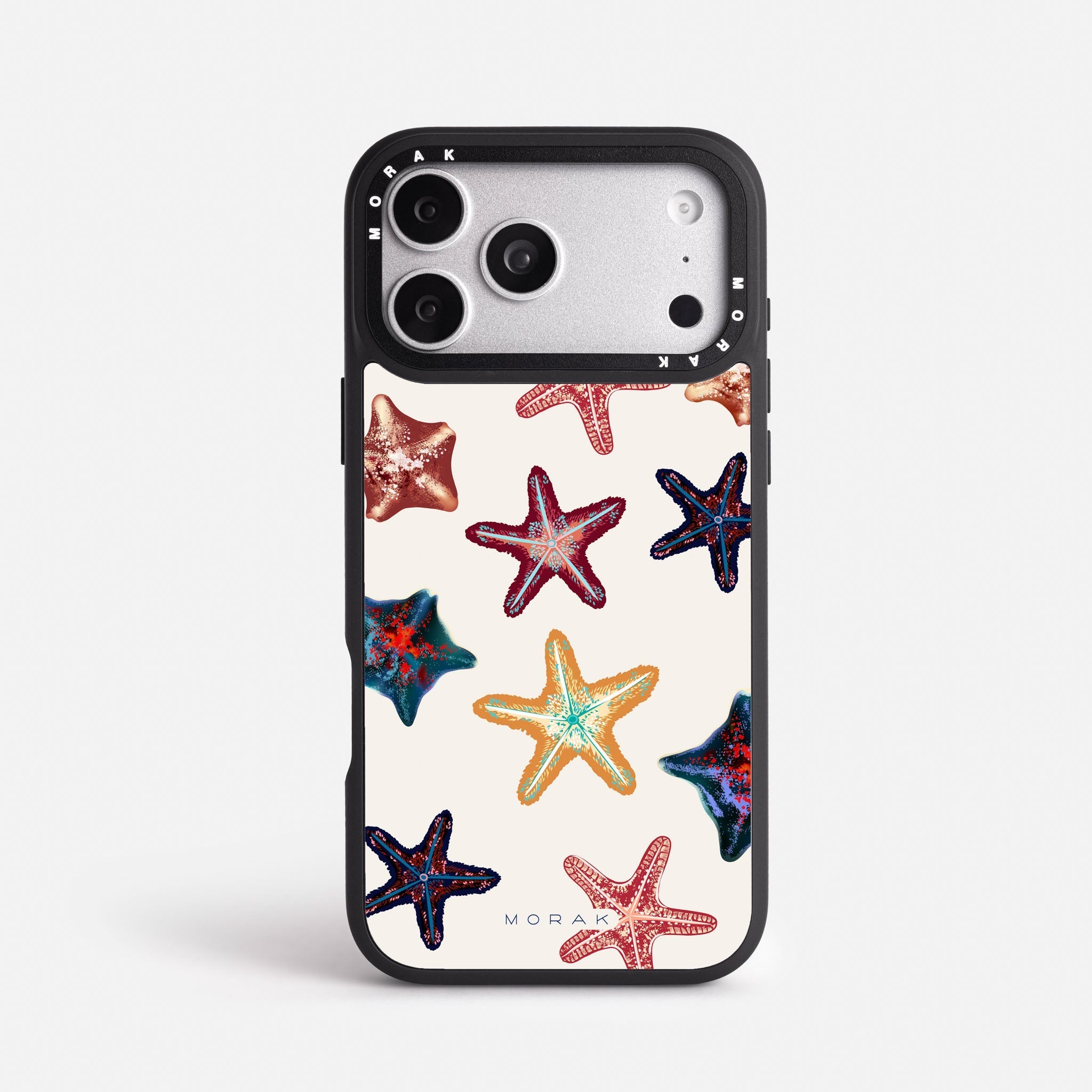 Case Starfish Pop - Blanco Premium – Protección antigolpe | Diseño colombiano | Morak