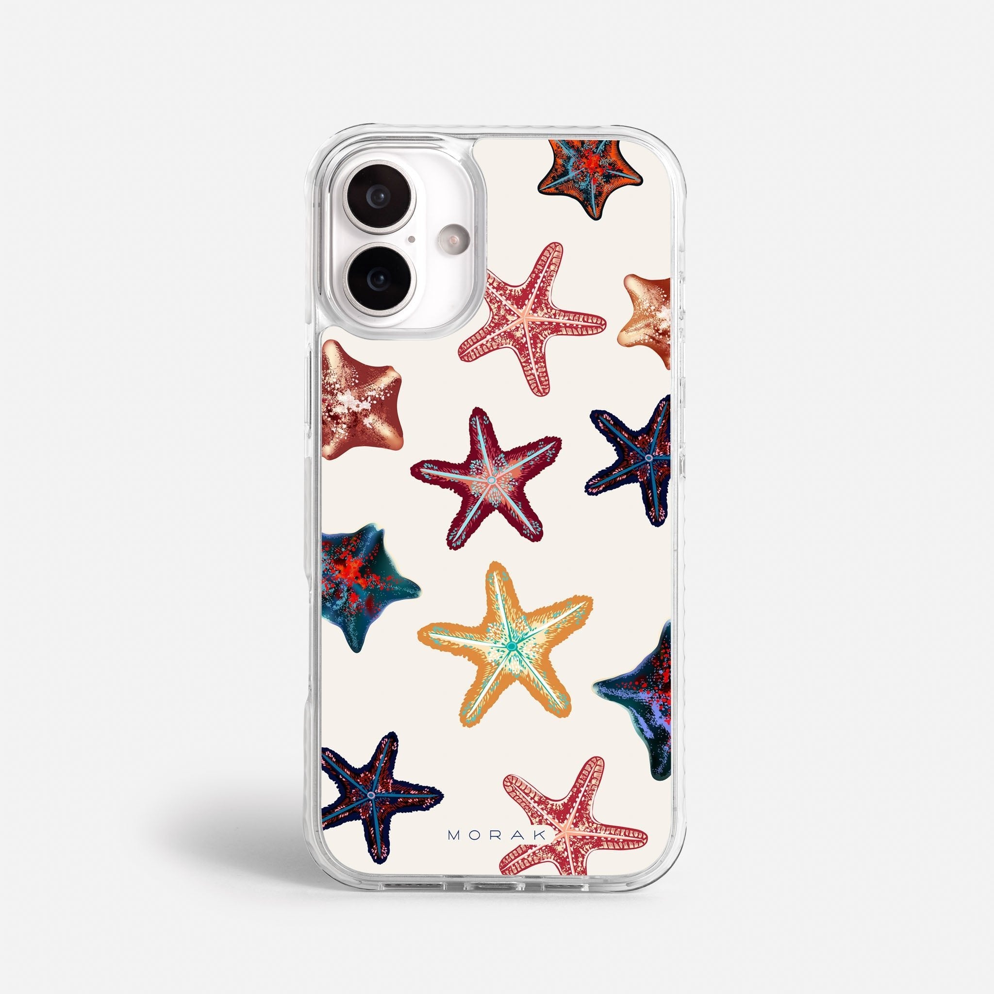 Case Starfish Pop - Blanco Premium – Protección antigolpe | Diseño colombiano | Morak