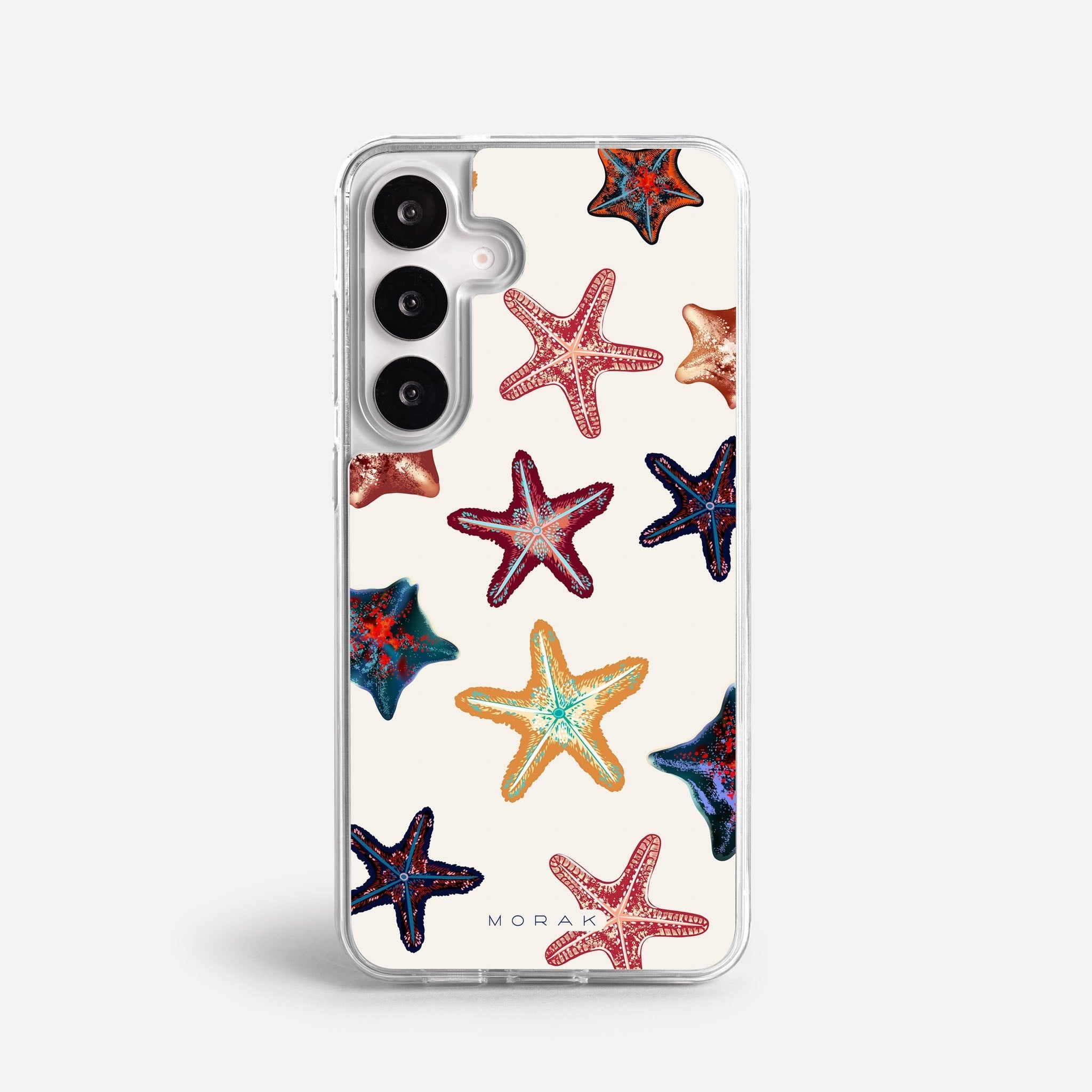 Case Starfish Pop - Blanco Premium – Protección antigolpe | Diseño colombiano | Morak