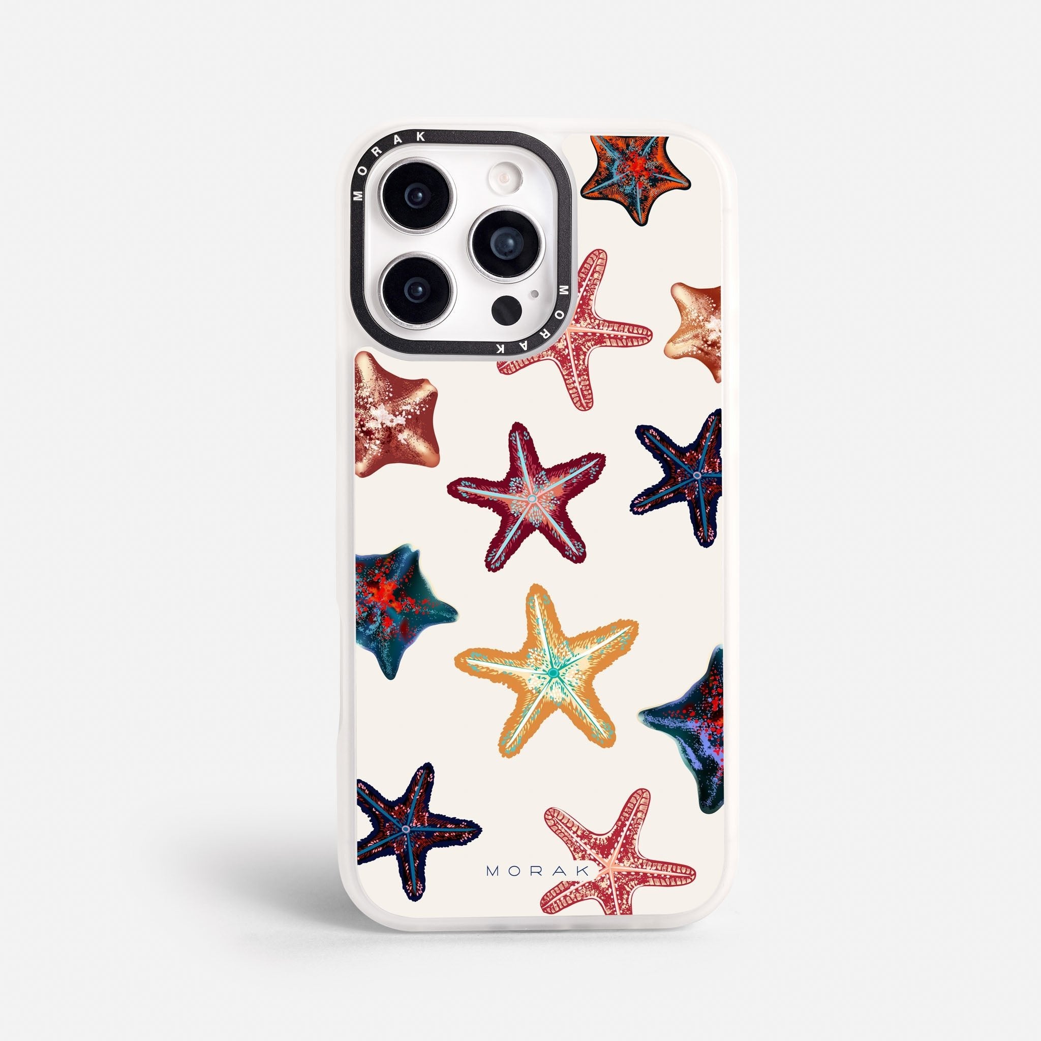 Case Starfish Pop - Blanco Premium – Protección antigolpe | Diseño colombiano | Morak