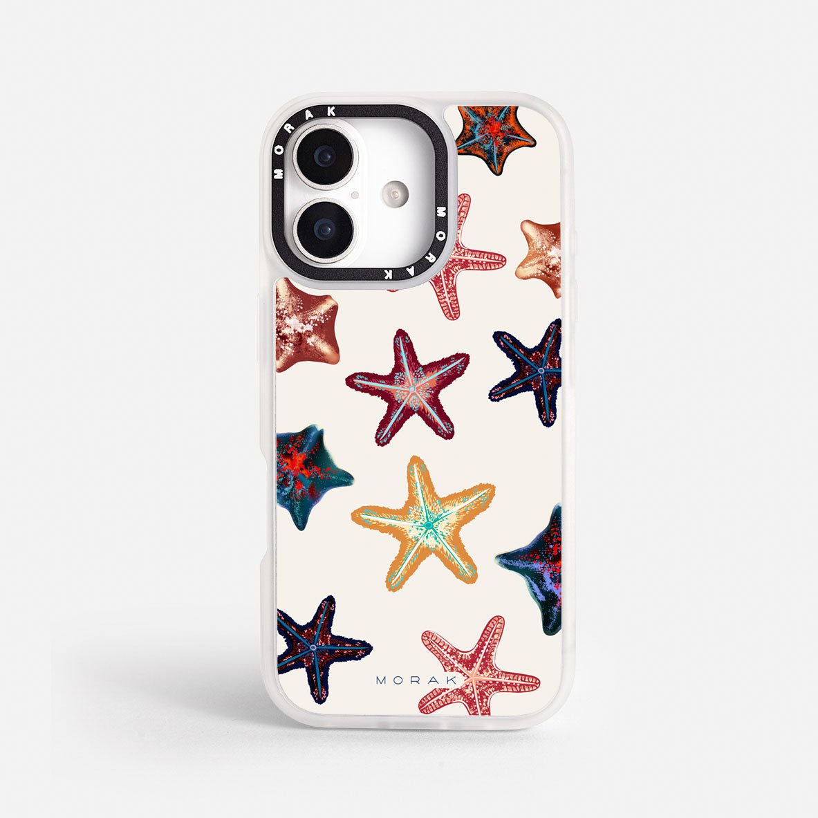 Case Starfish Pop - Blanco Premium – Protección antigolpe | Diseño colombiano | Morak