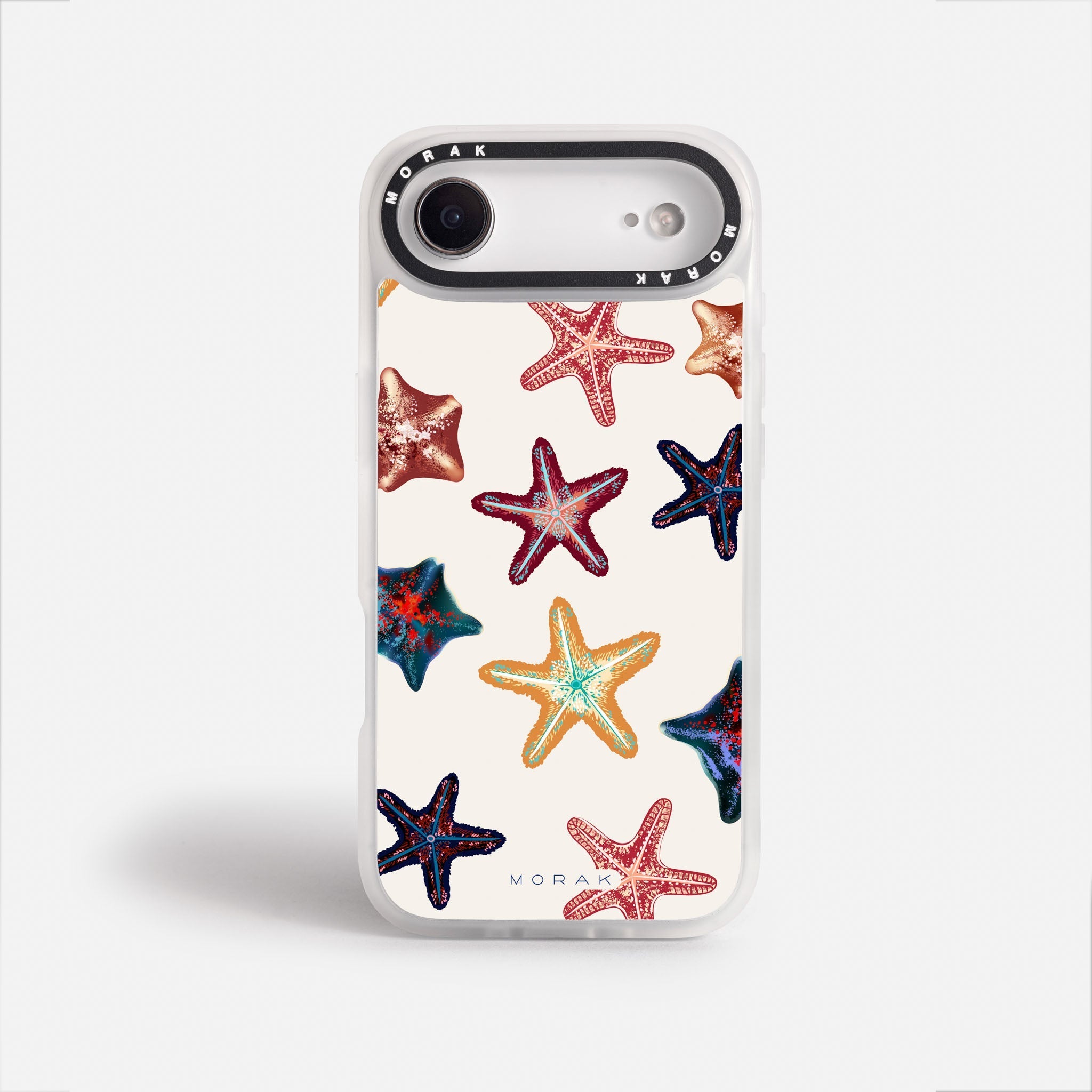 Case Starfish Pop - Blanco Premium – Protección antigolpe | Diseño colombiano | Morak