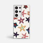 Case Funda Starfish Pop - Blanco Premium Para iPhone 17-12 Samsung S26-S22