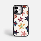 Case Funda Starfish Pop - Blanco Premium Para iPhone 17-12 Samsung S26-S22