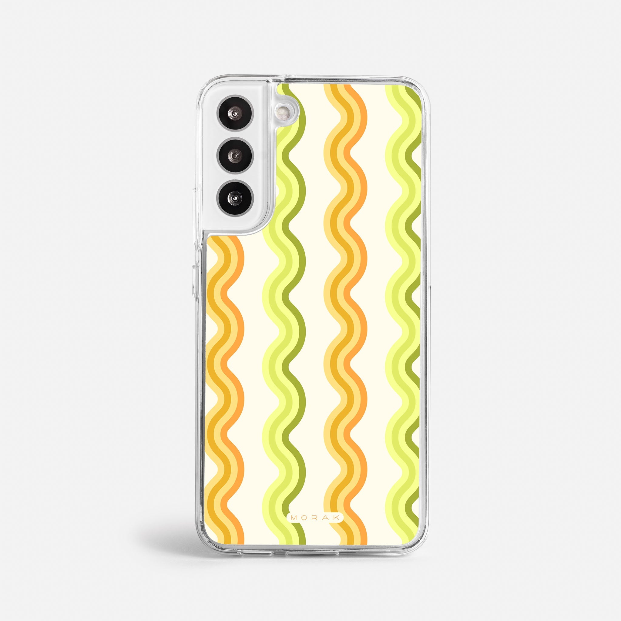 Case Sunny Flow - Blanco Premium – Protección antigolpe | Diseño colombiano | Morak