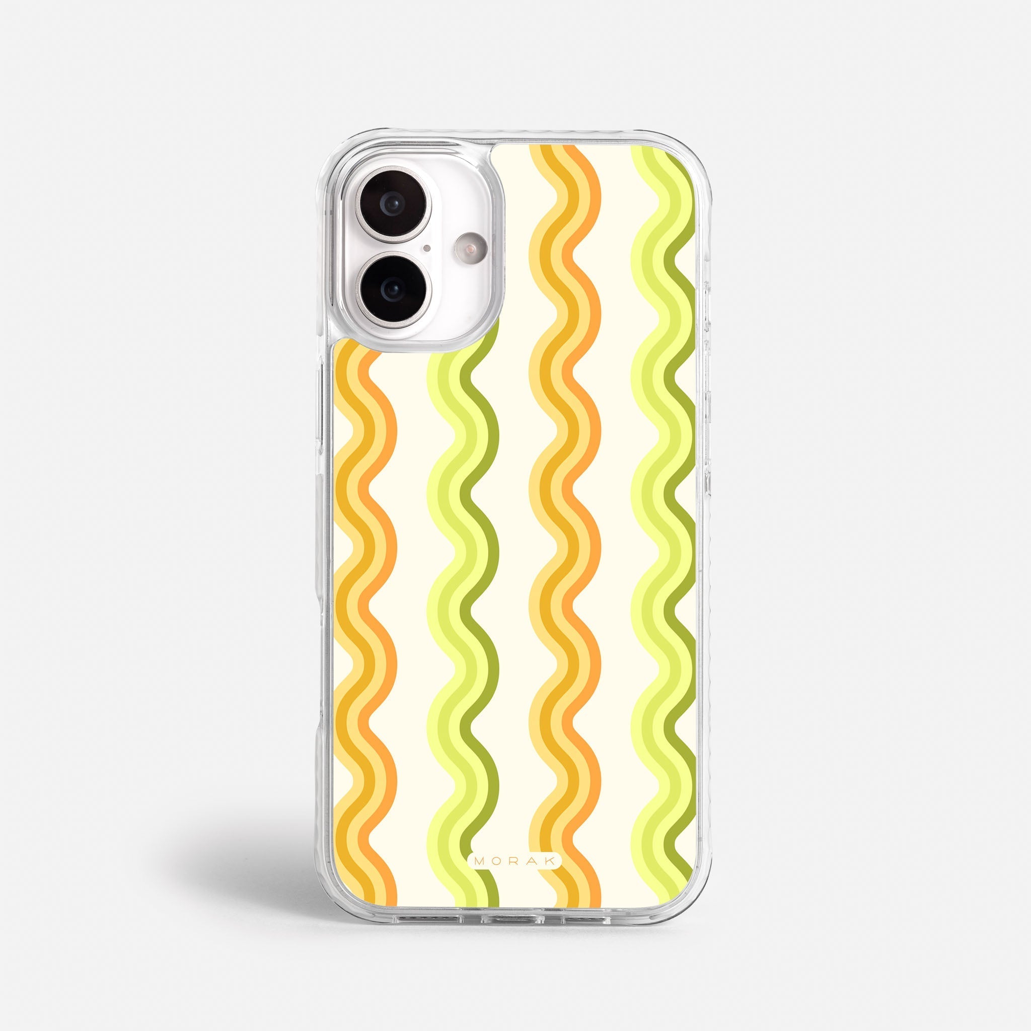 Case Sunny Flow - Blanco Premium – Protección antigolpe | Diseño colombiano | Morak