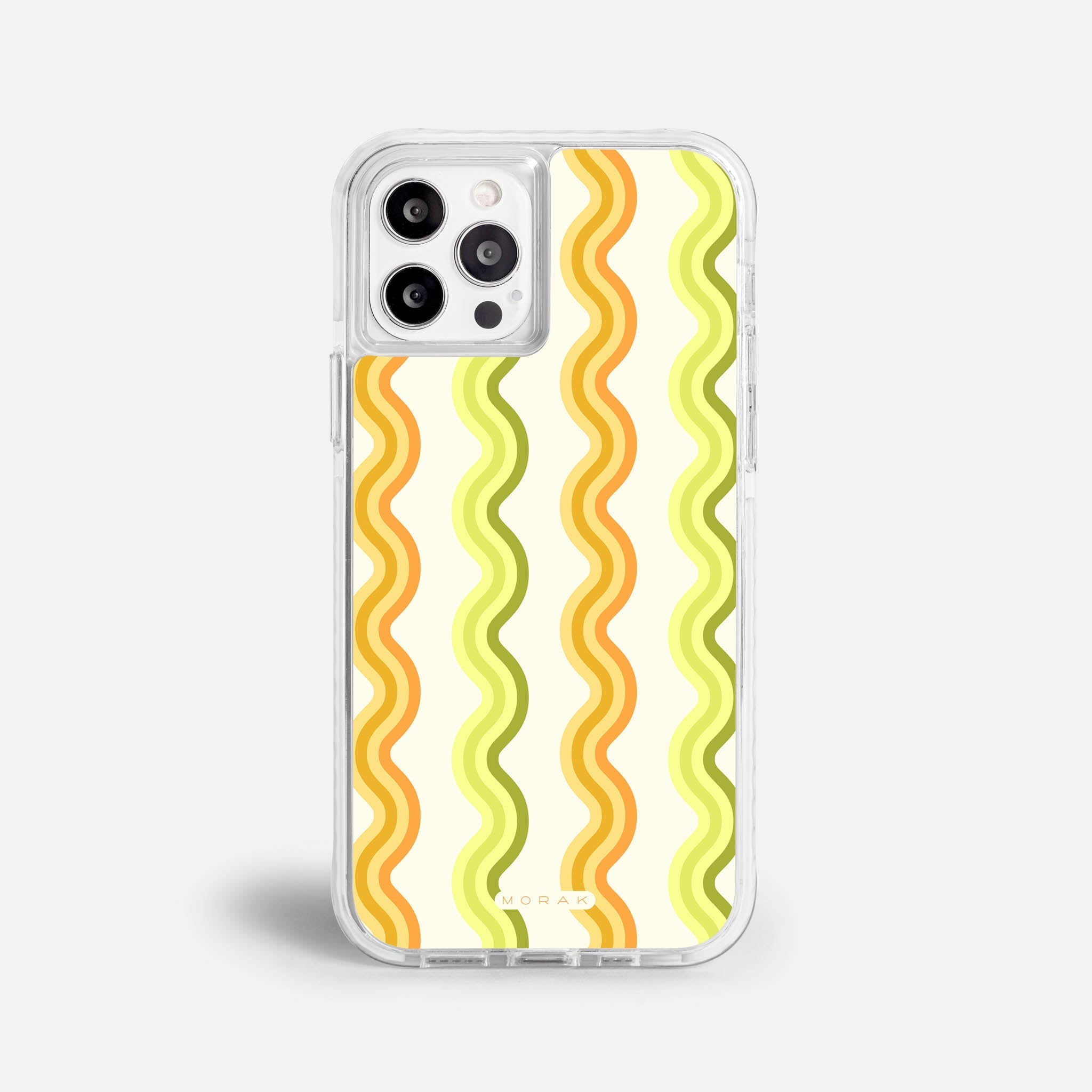 Case Sunny Flow - Blanco Premium – Protección antigolpe | Diseño colombiano | Morak
