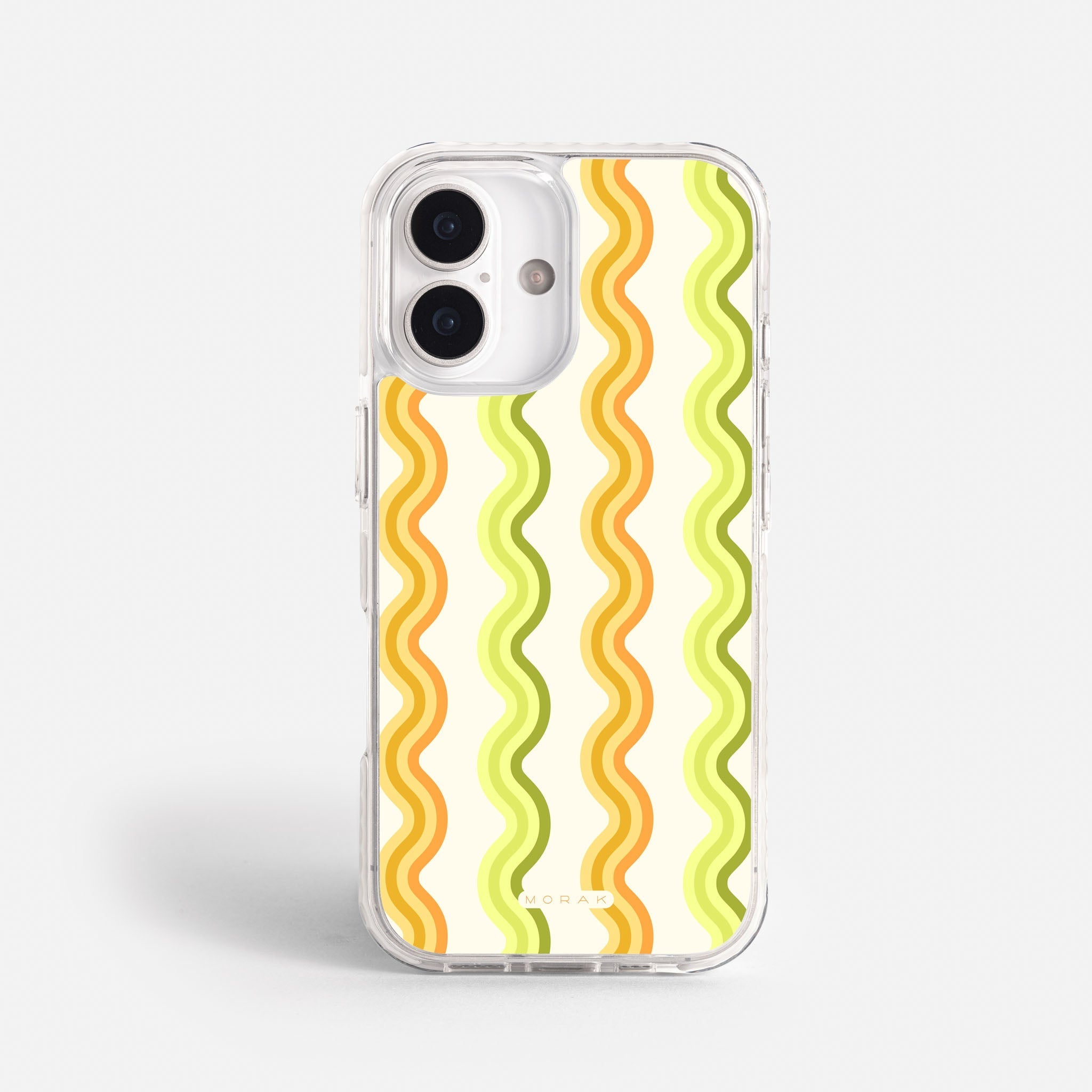 Case Sunny Flow - Blanco Premium – Protección antigolpe | Diseño colombiano | Morak
