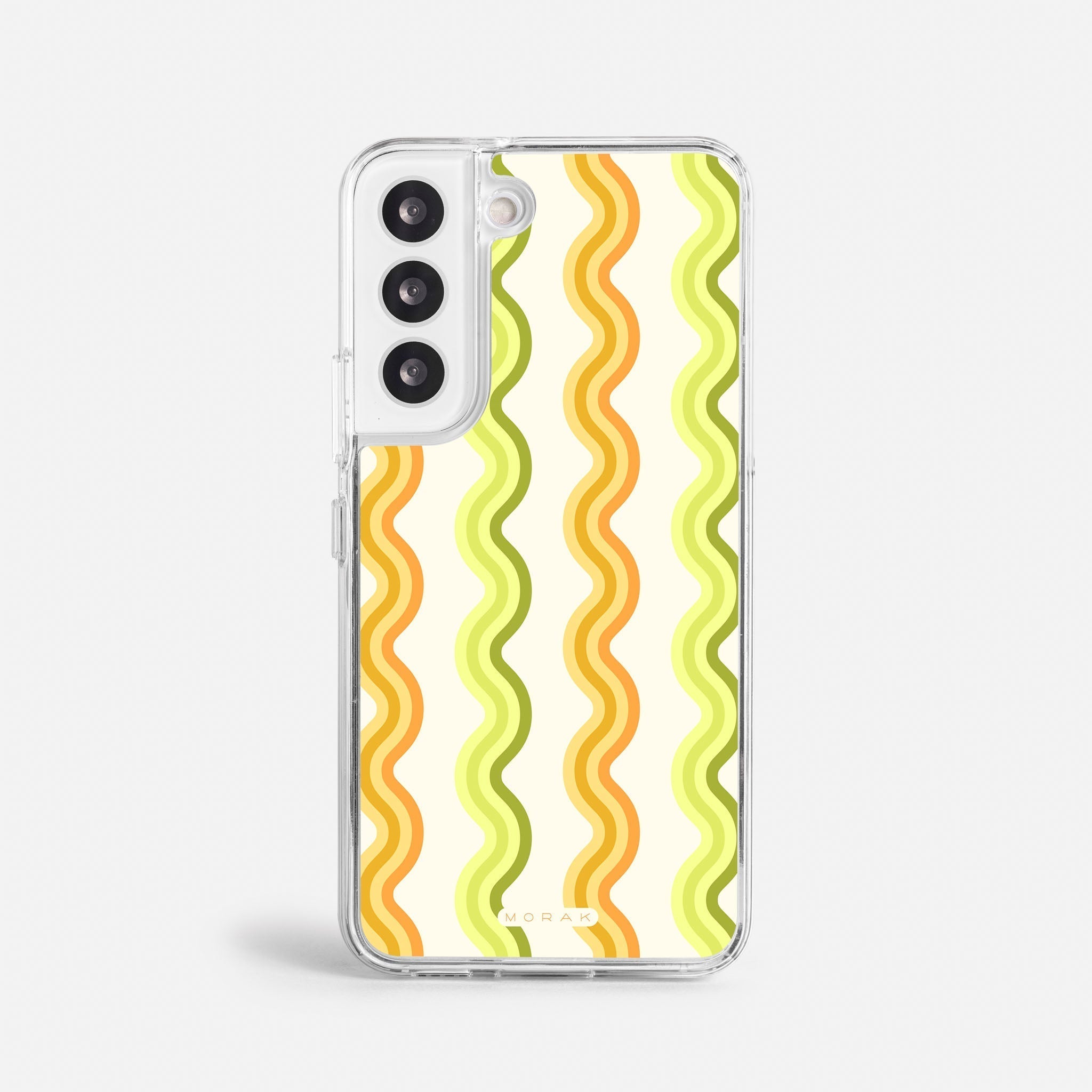Case Sunny Flow - Blanco Premium – Protección antigolpe | Diseño colombiano | Morak