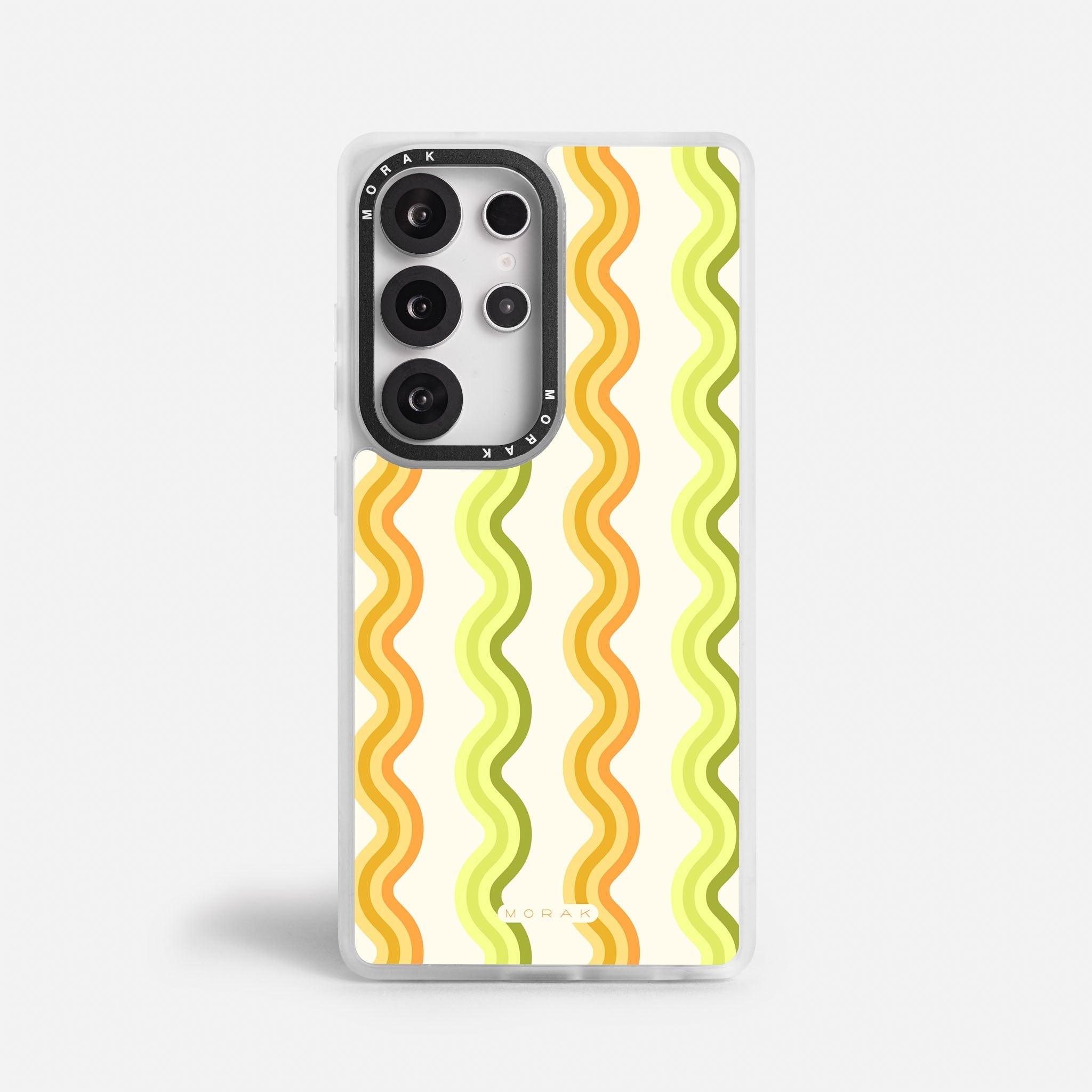 Case Sunny Flow - Blanco Premium – Protección antigolpe | Diseño colombiano | Morak