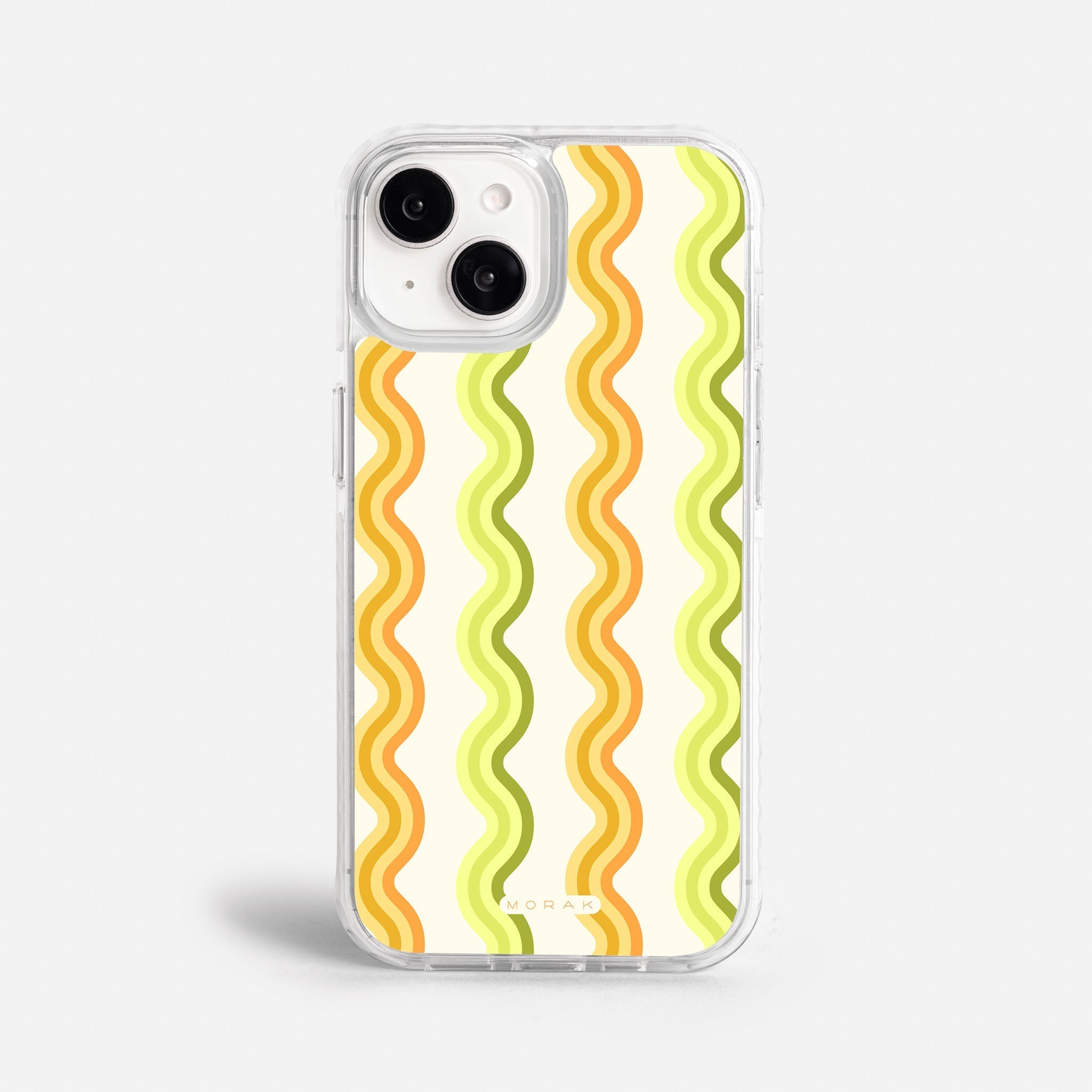Case Sunny Flow - Blanco Premium – Protección antigolpe | Diseño colombiano | Morak