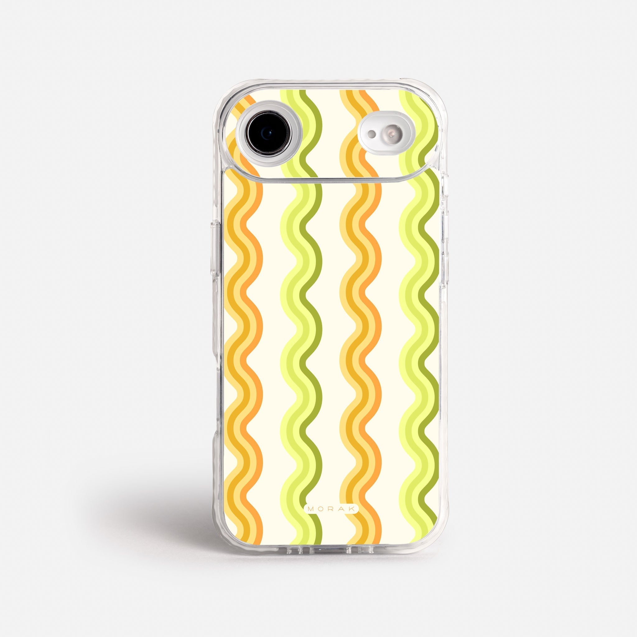 Case Sunny Flow - Blanco Premium – Protección antigolpe | Diseño colombiano | Morak