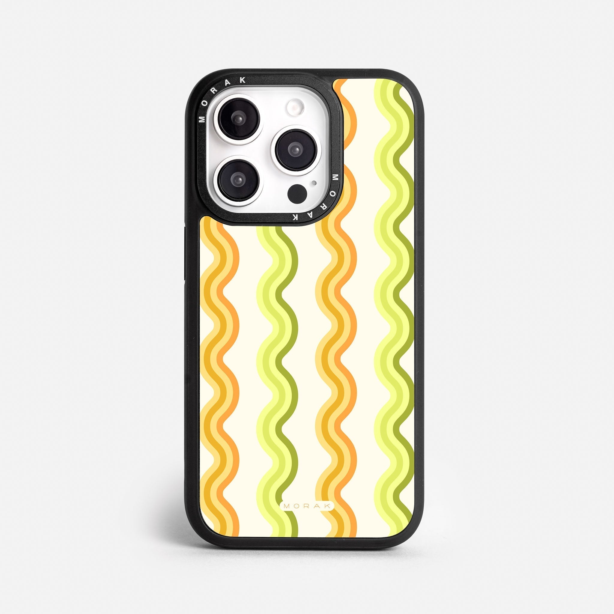 Case Sunny Flow - Blanco Premium – Protección antigolpe | Diseño colombiano | Morak