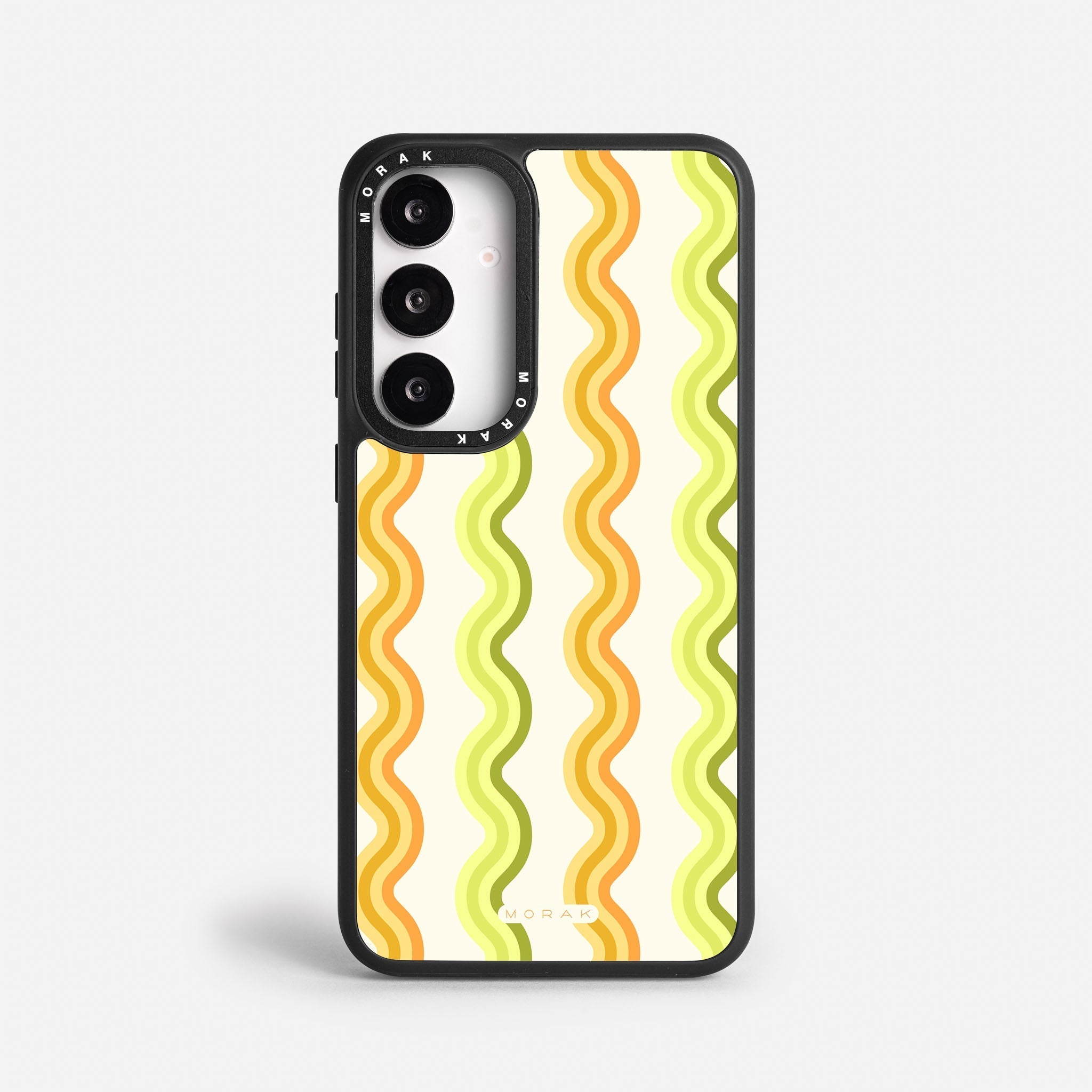 Case Sunny Flow - Blanco Premium – Protección antigolpe | Diseño colombiano | Morak