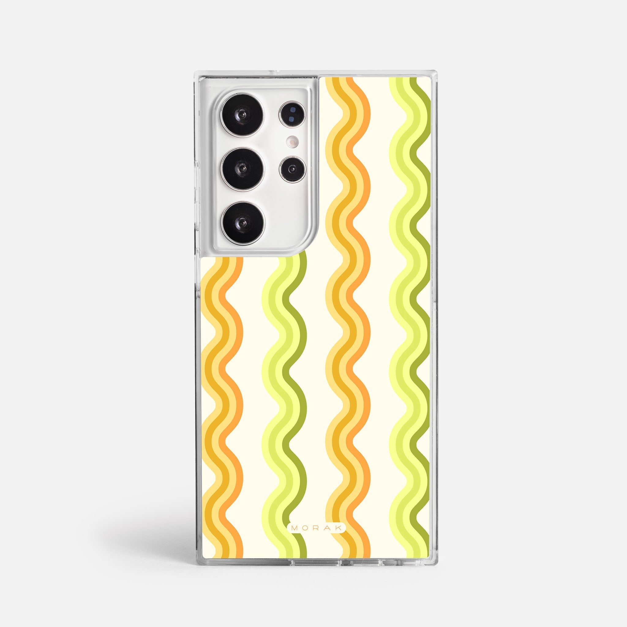 Case Sunny Flow - Blanco Premium – Protección antigolpe | Diseño colombiano | Morak