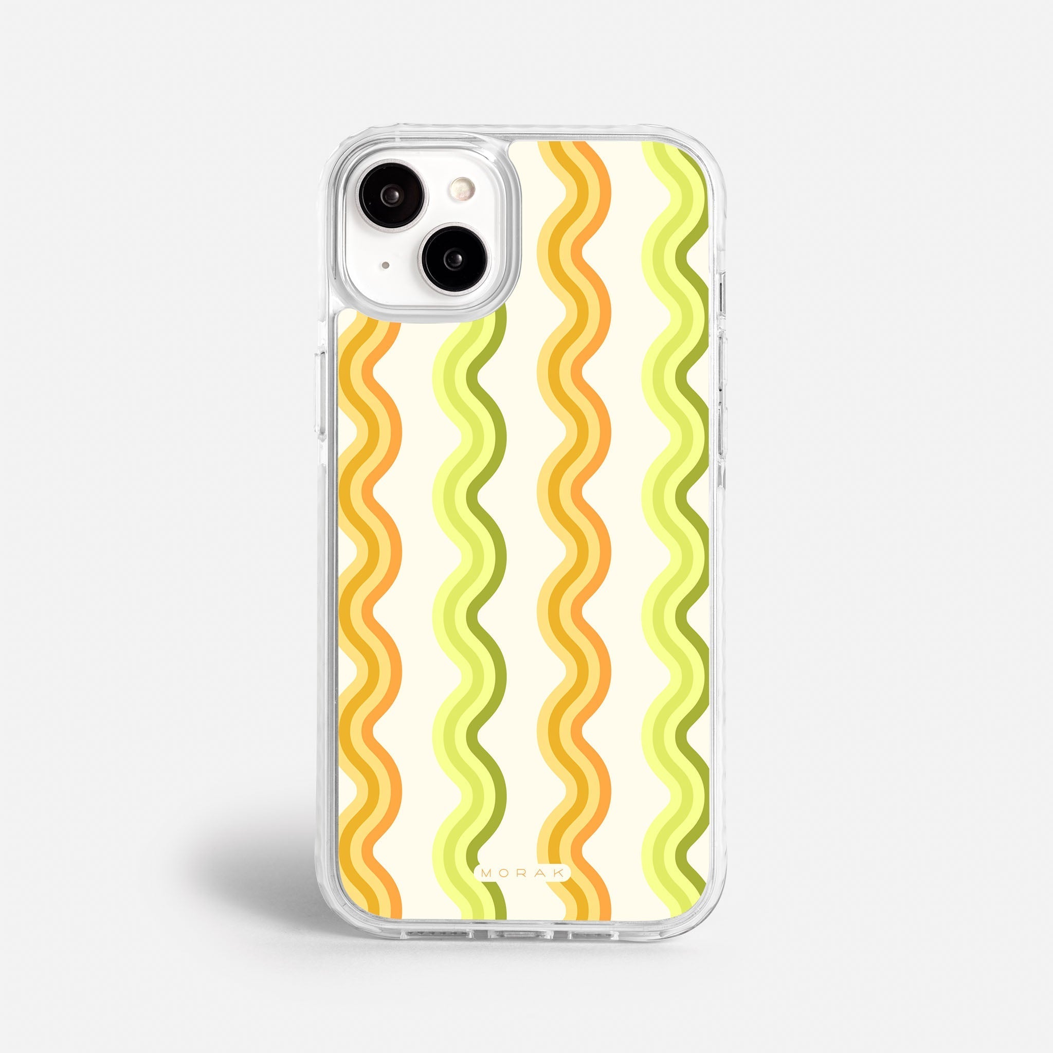 Case Sunny Flow - Blanco Premium – Protección antigolpe | Diseño colombiano | Morak