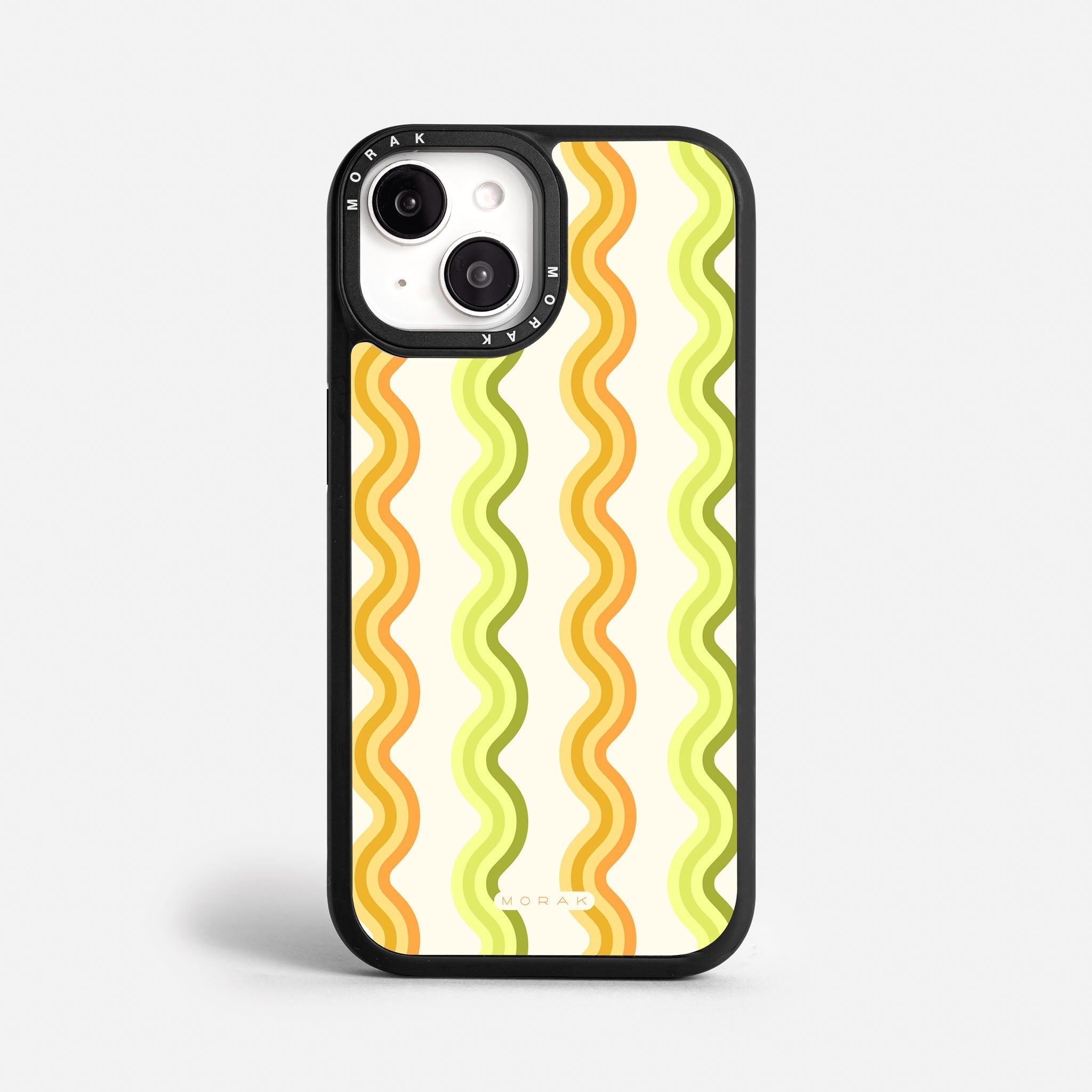 Case Sunny Flow - Blanco Premium – Protección antigolpe | Diseño colombiano | Morak